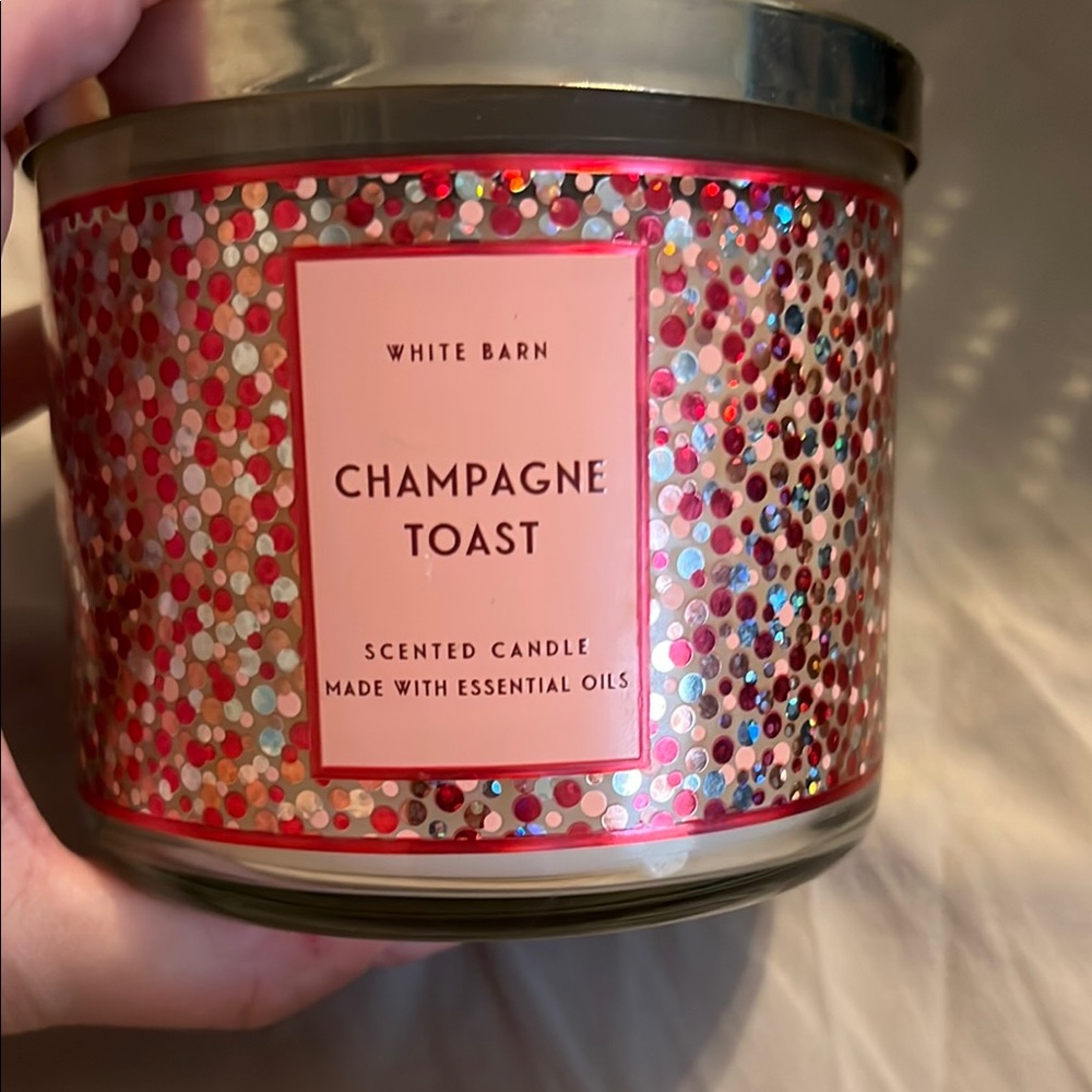 White Barn Pink and Silver Bath & Body Candle